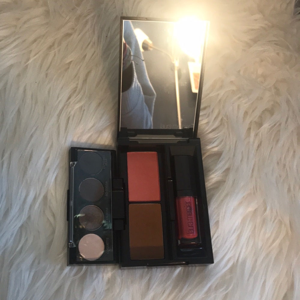 Laura Mercier Travel Size Cheek Eye and Lip Kit